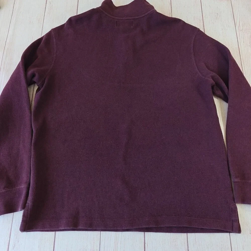 Vintage Y2K Polo by Ralph Lauren 1/4 zip mid-weight knit pullover top sz L